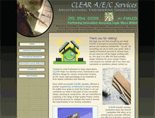 Tablet Screenshot of clear-aec.com